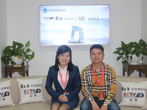 中央电视台采访